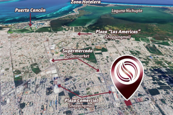 Terreno de uso mixto sobre av. polit&eacute;cnico, en venta Canc&uacute;n.