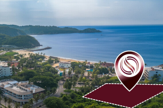 Terreno hotelero a solo 300 metros de la playa, en venta