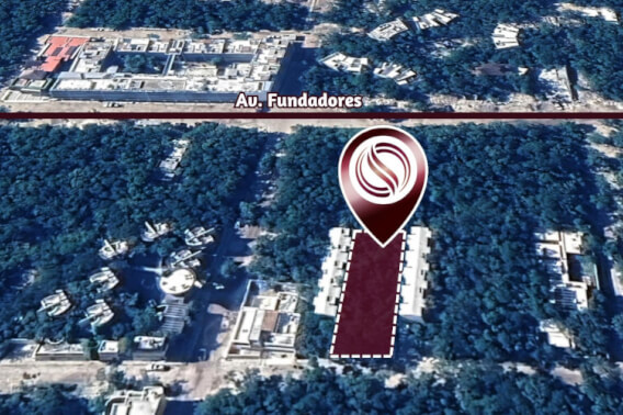 Terreno mixto frente a la av. Fundadores, en venta, Region 15, Tulum.