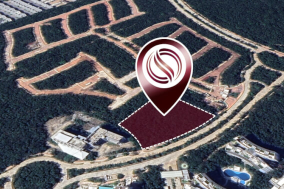 Terreno multifamiliar en Comunidad privada, en venta Playa del Carmen.