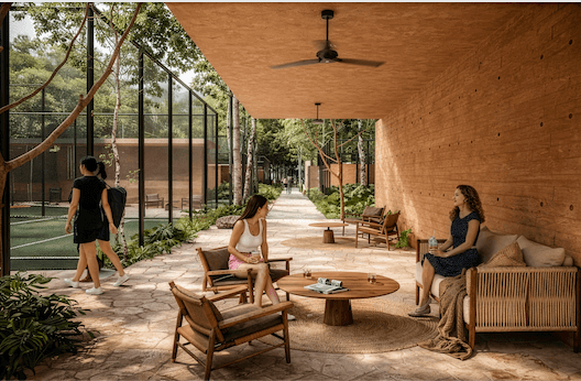 Terreno multifamiliar mixto en venta con albercas, cenote y &aacute;reas verdes