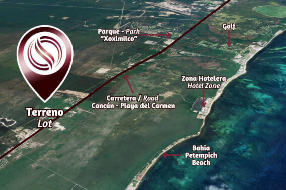 Terreno para desarrollo industrial o habitacional, en venta Puerto Morelos.