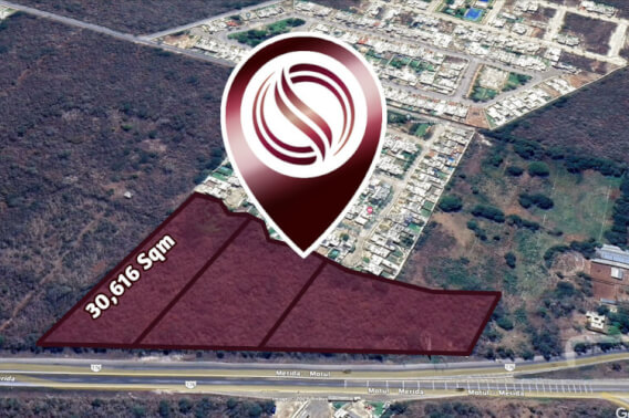 Venta de 3 Hect&aacute;reas, uso mixto, con excelente ubicaci&oacute;n en Conkal, M&eacute;rida.