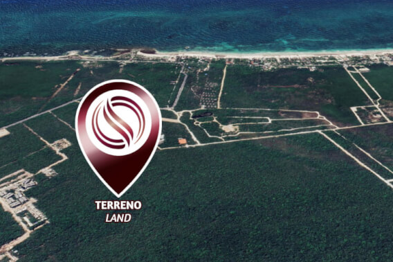 Venta de lote multifamiliar en Region 8 de 1,250 m2, cerca de la playa, Tulum.