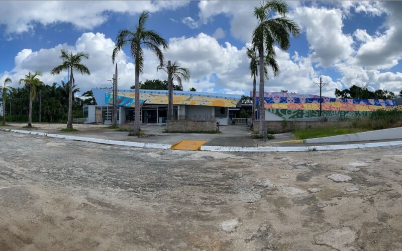 Land in front of highway, 1.4 hectares in South Hotel Zone, in Cozumel for sale.