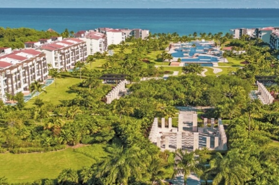 Oceanview Terrace with private jacuzzi , spa, gym, beach club, amenities, Corasol, condo for sale.