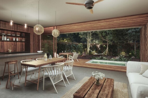 1 bedroom condo in the most exclusive and natural area of Tulum