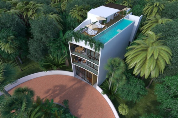 Condominium in boutique building in Aldea Zama Tulum