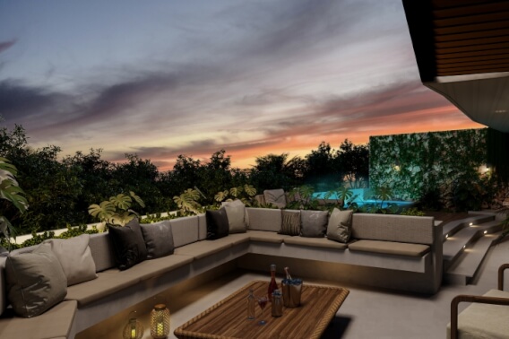 Penthouse de lujo con spa, alberca y floating room