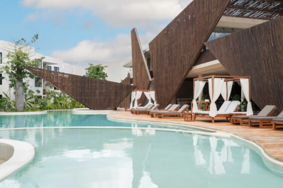 Furnished Condo with Pool and Bar for Sale, Aldea Zama, Tulum