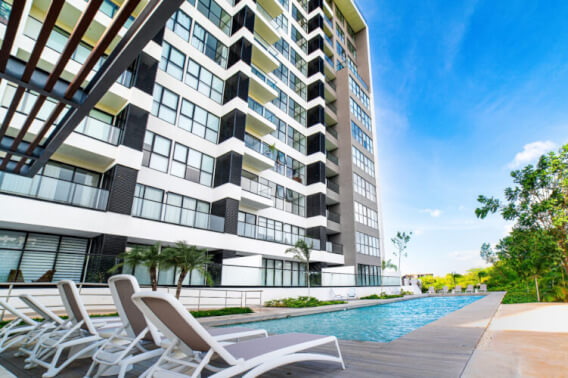 Apartment with Central Park, common pool, lake, for sale, North Zone, M&eacute;rida