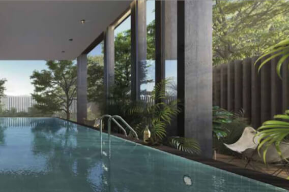 Apartment with garden, walk in closet, pool, gym and terrace, for sale, Queretaro.