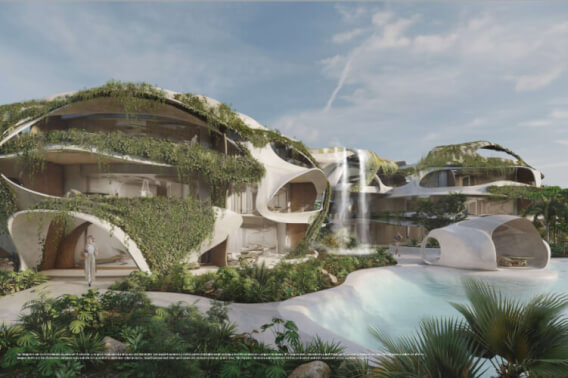 Apartment with unique design, 40 m2 terrace, spa, restaurant, art gallery, luxury hotel, for sale Tulum Hotel Zone