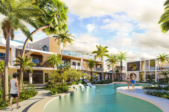 Condo with private garden for sale, Av. Pedro Joaqu&iacute;n Coldwell, Cozumel