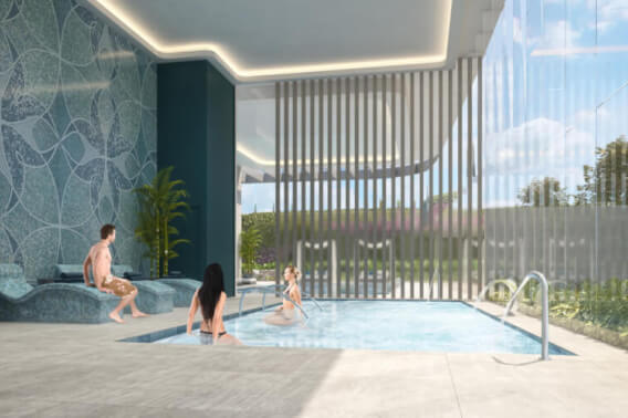 Condo with spa, kids club, dog park, coworking, gym, cigar room, event room, immediate delivery, sale in Bosque Real for sale