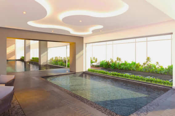 Condo with heated pool, cafeteria, sky lounge, playground for children, pet friendly, green areas, pre-construction for sale San Angel Mexic