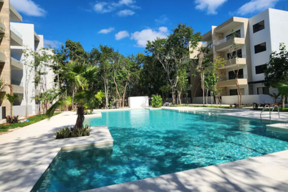 Condo with common pool, pre-construction, Selvanova, Playa del Carmen