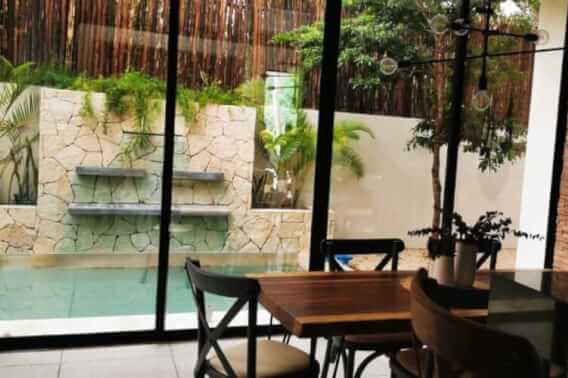 House with pool in gated community, Tulum, for sale