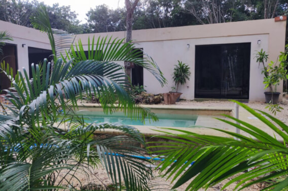 House with Eco-friendly private pool and extra land, for sale in El Ramonal, Canc&uacute;n