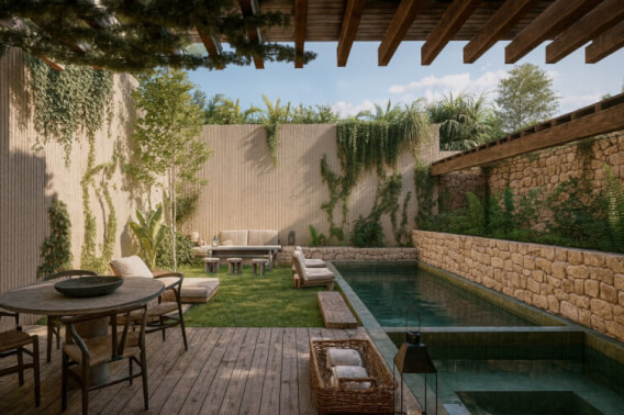 House with Private Pool and Rooftop Jacuzzi for Sale, South Hotel Zone, Cozumel