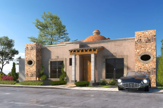 House with Pool and Garden, Pre-construction, Atotonilco, San Miguel de Allende