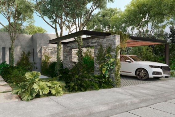 House for sale in a gated community with green areas, Xpu-ha, Quintana Roo