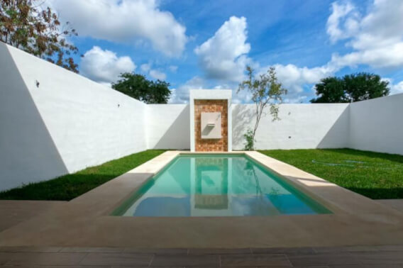 House with garden, private pool and clubhouse, Aldea Zama, Zona Norte for sale, Merida.
