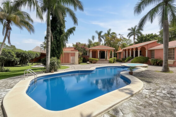 House with spacious garden and private pool for sale, Centro, Cozumel