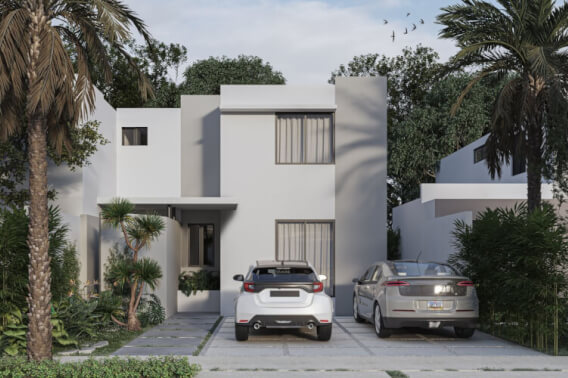 House for sale with garden, terrace, pre-construction, CD Caucel, M&eacute;rida