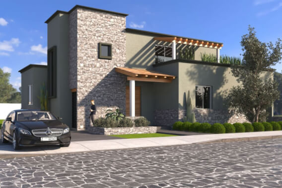 House with Garden and Pool, Pre-construction, Atotonilco, San Miguel de Allende