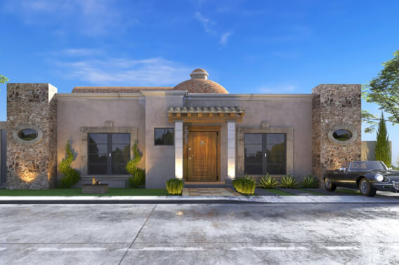 House with Garden and Pool, Pre-construction, Atotonilco, San Miguel de Allende