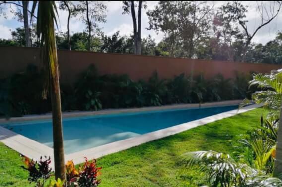 House with pool in gated community, Tulum, for sale