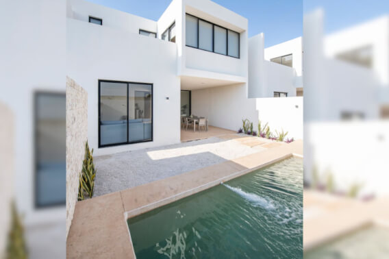 House with terrace and private pool, for sale, Temoz&oacute;n Norte, M&eacute;rida
