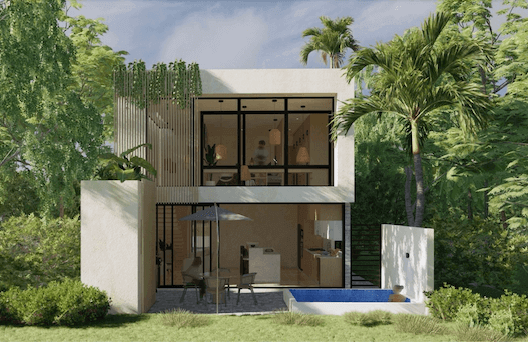 House with Private Terrace &amp; Jacuzzi, Pre-Construction, Aldea Ha, Puerto Morelos