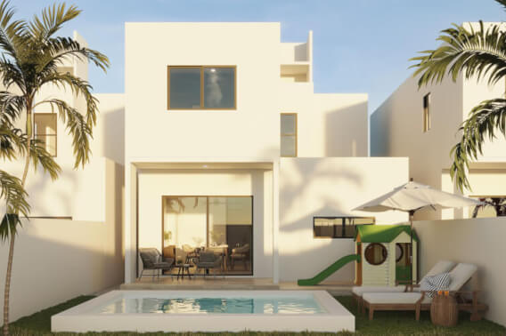 House for sale with a private pool in a gated community with amenities