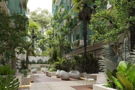 Condo for sale 550 meters from the beach, 5th Avenue, Playa del Carmen