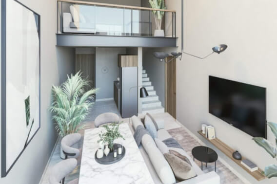 Condo con alberca, Espacio para co-working y Jacuzzi, pre-construcci&oacute;n, venta, Cancun.