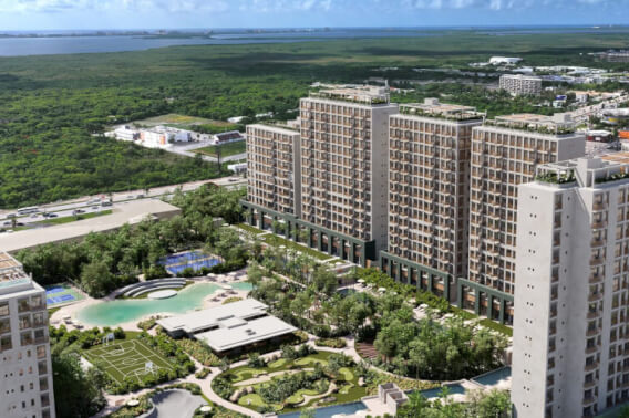 Condo pool, kids club, padel, jacuzzi for sale, Luis Donaldo Colosio, Canc&uacute;n