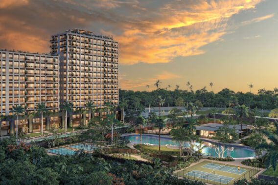 Condo with pool, Kids Club, mini golf, padel, for sale, Luis Donaldo Colosio, Canc&uacute;n.