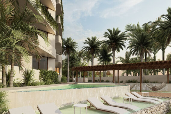 beachfront condo with private pool for sale, Tankah, Tulum