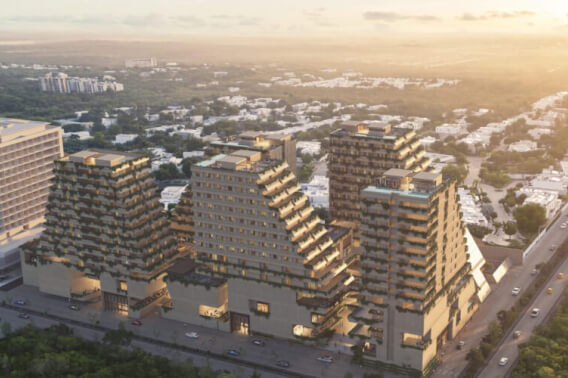 Condo with private pool, golf simulator, Cinema, for sale, North Zone, Merida.