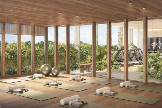 Condo con alberca privada y cuarto de servicio, cine, gimnasio venta, Zona Norte, Merida.