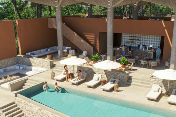 Beachfront condo with pool, in Costa Mujeres, Canc&uacute;n