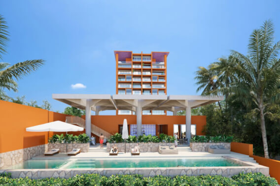 Condo with pool, spa, and business center, in Costa Mujeres, Canc&uacute;n