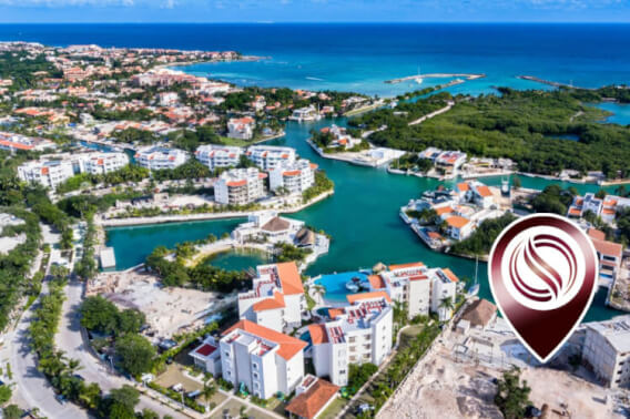 Condo with pool and dock in Tower B for sale, Marina, Puerto Aventuras