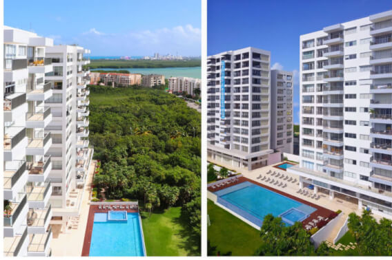 Condo with balcony, exclusive amenities for sale, Las Am&eacute;ricas Zone, Canc&uacute;n