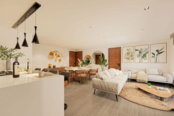 Condo with clubhouse and panoramic views for sale, Cumbres, Canc&uacute;n