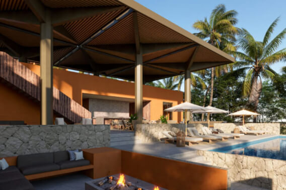 Beachfront condo with beach club, in Costa Mujeres, Canc&uacute;n