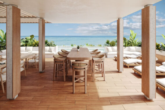 Condo con rooftop com&uacute;n, en venta, Centro, Playa del Carmen