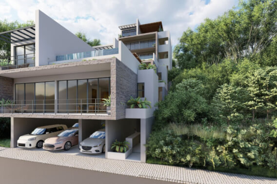 Condo with private terrace and two shared pools for sale, Santa Cruz Huatulco